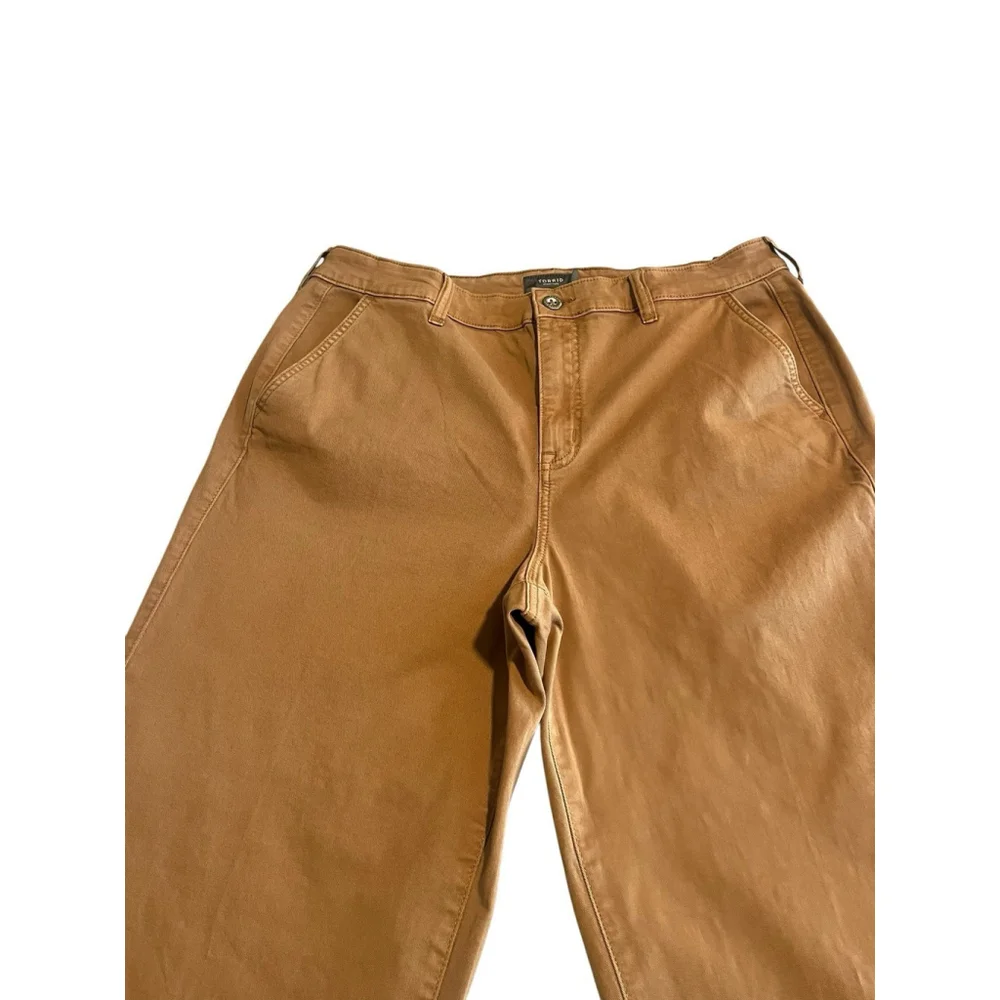 Torrid Brown Wide Leg Trousers Womens Size 16 NWT - Picture 2 of 12